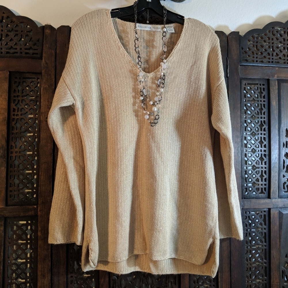 Beautiful cotton-knit Balinger & Gold sweater